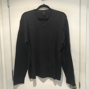 Alfani dark grey v-neck sweater